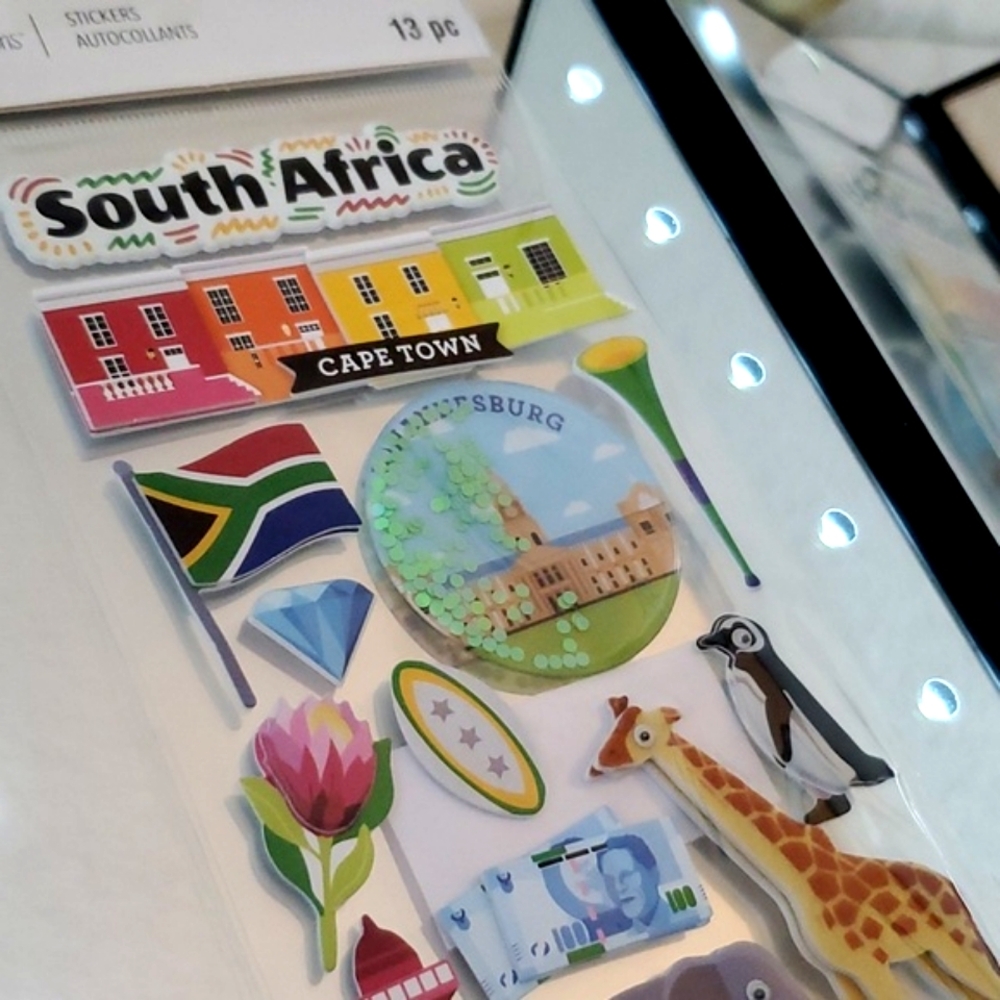 RECOLLECTIONS  SOUTH AFRICA STICKERS